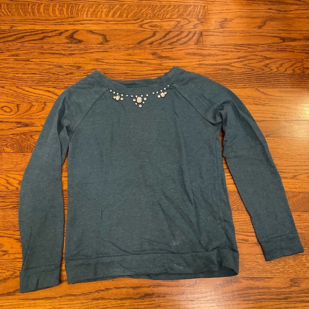 Loft sweater, blue, medium